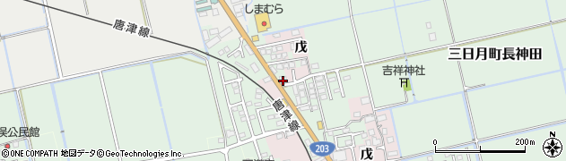 佐賀県小城市三日月町長神田759周辺の地図