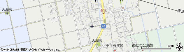 佐賀県小城市三日月町久米1920周辺の地図