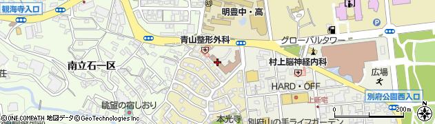 西田電気グループ別府荘周辺の地図