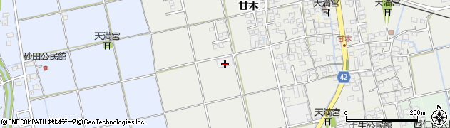 佐賀県小城市三日月町久米2013周辺の地図