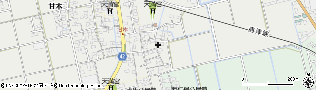 佐賀県小城市三日月町久米1606周辺の地図