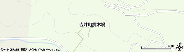 長崎県佐世保市吉井町梶木場周辺の地図