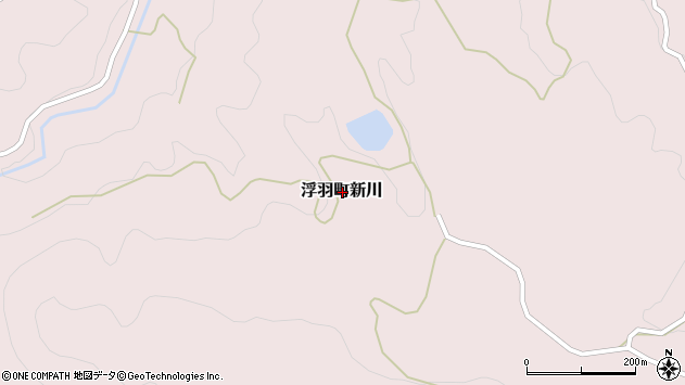 〒839-1413 福岡県うきは市浮羽町新川の地図