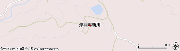 福岡県うきは市浮羽町新川周辺の地図