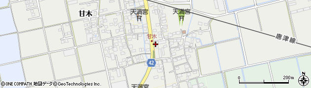 佐賀県小城市三日月町久米1798周辺の地図