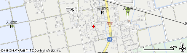 佐賀県小城市三日月町久米1843周辺の地図