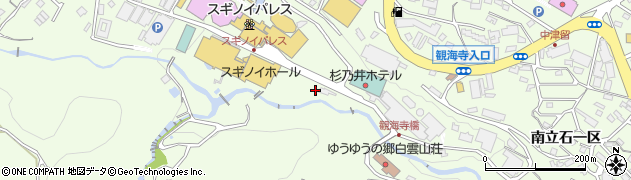 観海寺温泉周辺の地図