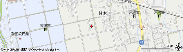佐賀県小城市三日月町久米2017周辺の地図
