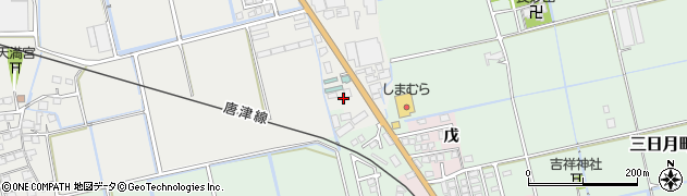 佐賀県小城市三日月町久米1484周辺の地図