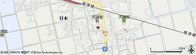 佐賀県小城市三日月町久米1950周辺の地図