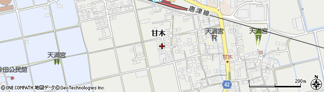 佐賀県小城市三日月町久米1883周辺の地図