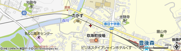 ヤノメガネ玖珠店周辺の地図