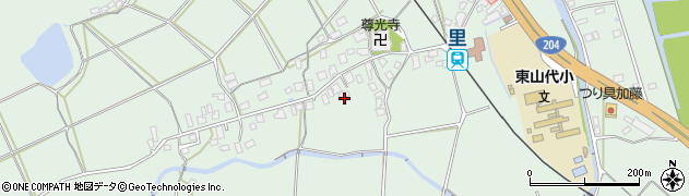 佐賀県伊万里市東山代町里957周辺の地図