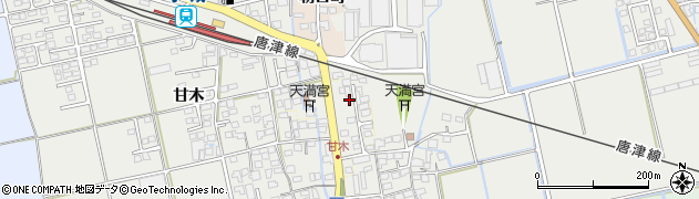 佐賀県小城市三日月町久米1781周辺の地図