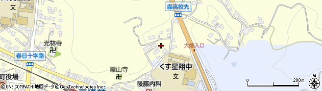 大分県玖珠郡玖珠町帆足499周辺の地図