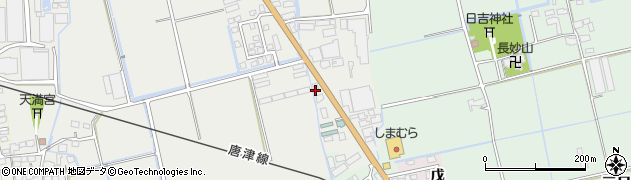 佐賀県小城市三日月町久米1363周辺の地図
