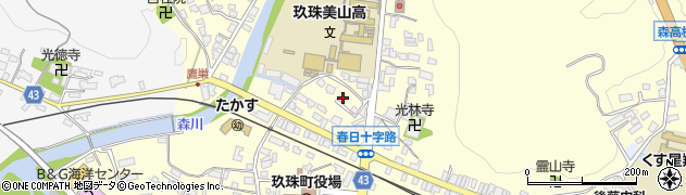 大分県玖珠郡玖珠町帆足205周辺の地図