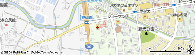 いきなりステーキ 久留米店周辺の地図