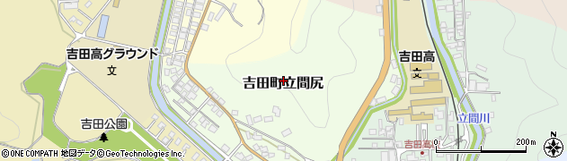 愛媛県宇和島市吉田町鶴間（御殿内）周辺の地図
