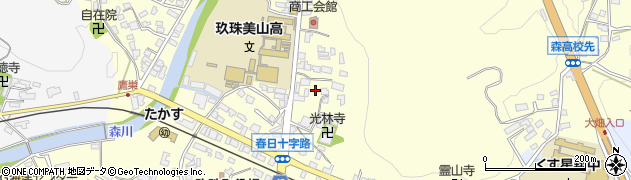 大分県玖珠郡玖珠町帆足164周辺の地図
