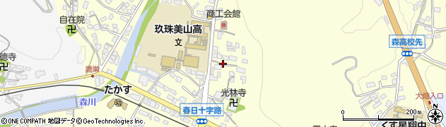 大分県玖珠郡玖珠町帆足167周辺の地図