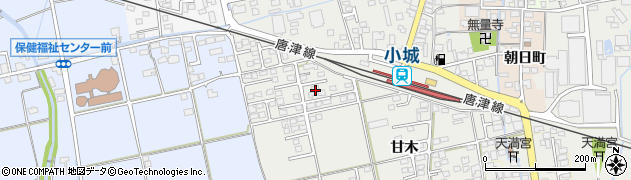 佐賀県小城市三日月町久米2033周辺の地図