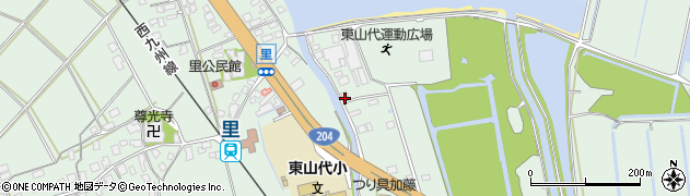 佐賀県伊万里市東山代町長浜2402周辺の地図