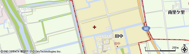 佐賀県吉野ヶ里町（神埼郡）田中周辺の地図