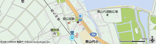 佐賀県伊万里市東山代町里155周辺の地図