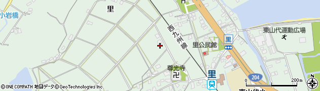 佐賀県伊万里市東山代町里461周辺の地図