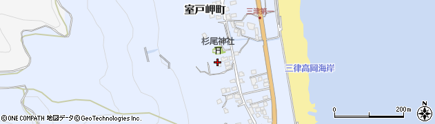 高知県室戸市室戸岬町2752周辺の地図