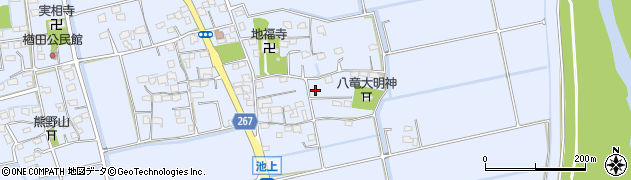 佐賀県佐賀市大和町大字池上周辺の地図