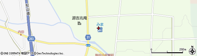 宇和島市役所　井関邦三郎記念館周辺の地図