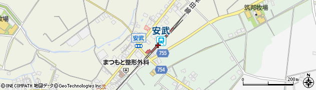安武駅周辺の地図