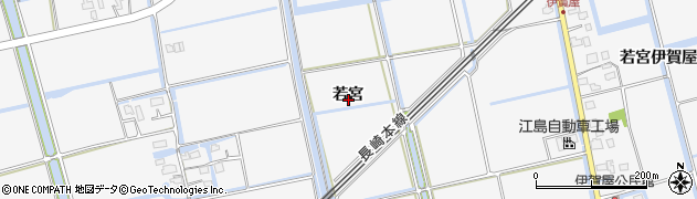 佐賀県佐賀市兵庫町若宮若宮周辺の地図