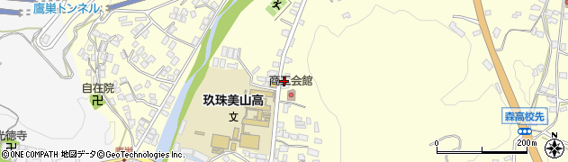 大分県玖珠郡玖珠町帆足121周辺の地図