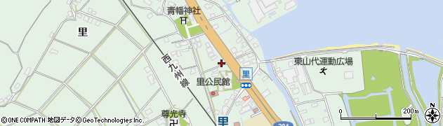 佐賀県伊万里市東山代町里193周辺の地図