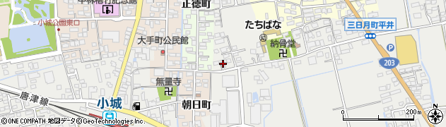 佐賀県小城市三日月町久米1760周辺の地図