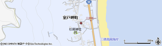 高知県室戸市室戸岬町2513周辺の地図