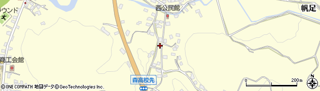 大分県玖珠郡玖珠町帆足741周辺の地図