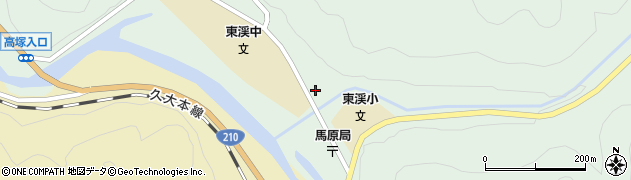 大分県日田市天瀬町馬原2291周辺の地図
