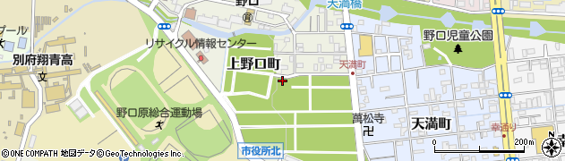 大分県別府市上野口町17周辺の地図