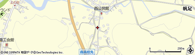 大分県玖珠郡玖珠町帆足740周辺の地図