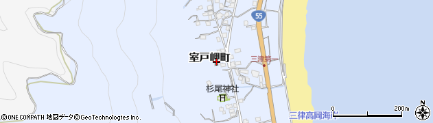 高知県室戸市室戸岬町2515周辺の地図