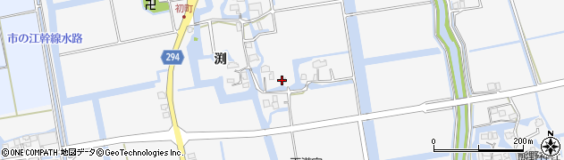 佐賀県佐賀市兵庫町渕2443周辺の地図