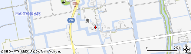 佐賀県佐賀市兵庫町渕2522周辺の地図