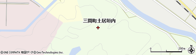 愛媛県宇和島市三間町土居垣内周辺の地図