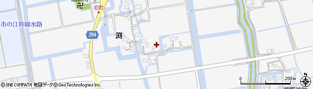 佐賀県佐賀市兵庫町渕2440周辺の地図