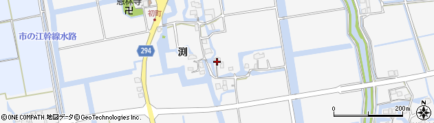 佐賀県佐賀市兵庫町渕2444周辺の地図
