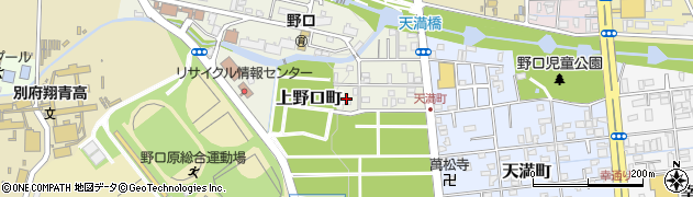 大分県別府市上野口町21周辺の地図